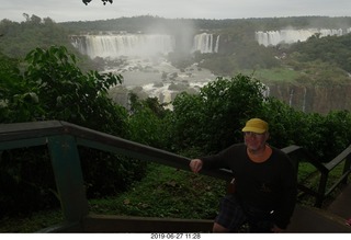 148 a0e. Iguazu Falls + Adam