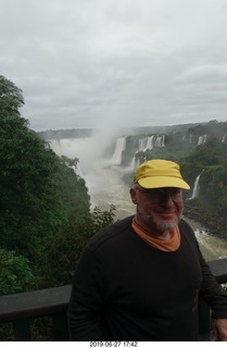 154 a0e. Iguazu Falls + Adam