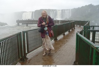 171 a0e. Iguazu Falls + Cathy