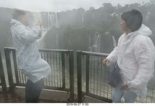 193 a0e. Iguazu Falls + Peter and Regina Lee