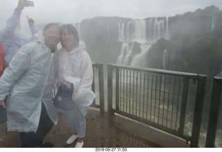 195 a0e. Iguazu Falls + Peter and Regina Lee