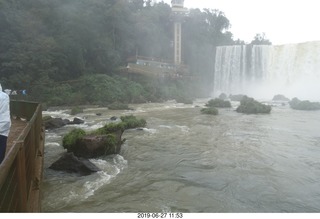 Iguazu Falls + our guide Lynn