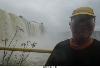221 a0e. Iguazu Falls + Adam