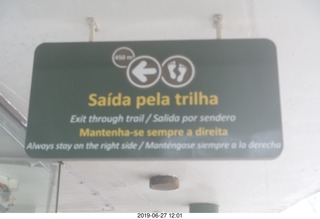 227 a0e. Iguazu Falls - sign