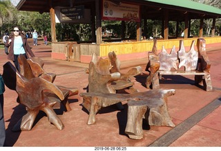 Iguazu Falls - chairs