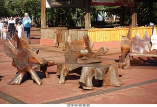 27 a0e. Iguazu Falls -  chairs