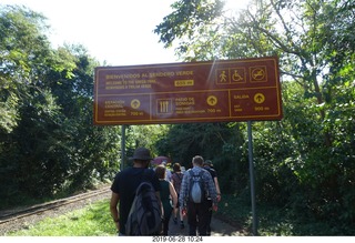 308 a0e. Iguazu Falls - sign