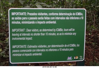 Iguazu Falls sign