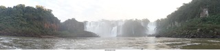 375 a0e. Iguazu Falls Macuco Boat Safari - panorama