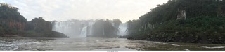 376 a0e. Iguazu Falls Macuco Boat Safari - panorama