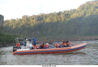 384 a0e. Iguazu Falls Macuco Boat Safari