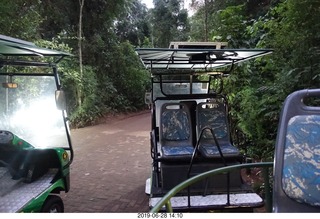 440 a0e. Iguazu Falls Macuco Boat Safari drive back