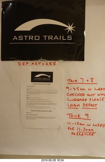 astro trails itineraries