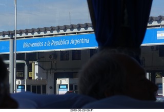 23 a0e. border to Argentina