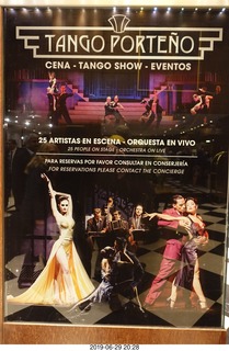 194 a0e. Buenos Aires - hotel tango poster