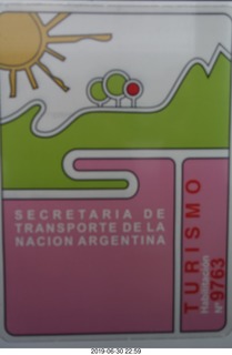16 a0e. Buenos Aires bus advertisement