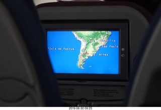 29 a0e. flight across Argentina - flight map