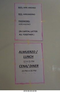 46 a0e. Argentina - San Juan - our hotel - signs