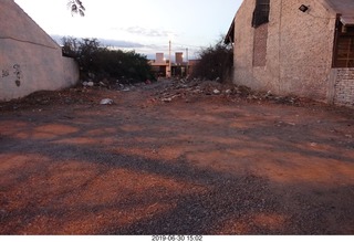 105 a0e. Argentina - San Juan walk - empty lot