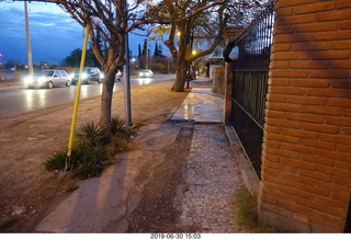 107 a0e. Argentina - San Juan walk - sidewalk
