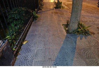 109 a0e. Argentina - San Juan walk - sidewalk