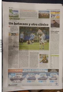 117 a0e. Argentina - San Juan - eclipse newspaper
