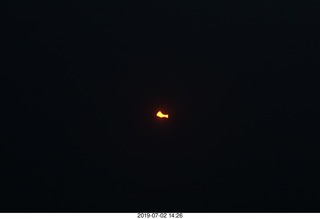 281 a0f. partial eclipse sunset