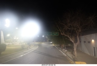 Argentina - San Juan - drive to airport (night)