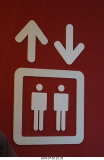 6 a0f. Argentina - San Juan Airport - not a restroom/bathroom sign - What is it?