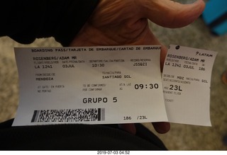 7 a0f. Argentina - San Juan Airport - my boarding pass