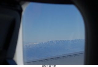 18 a0f. Argentina - flight San Juan to Santiago across the Andes - aerial