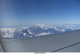 26 a0f. Argentina - flight San Juan to Santiago across the Andes - aerial
