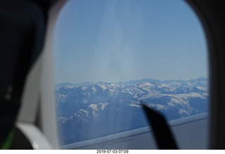 Argentina - flight San Juan to Santiago across the Andes - aerial
