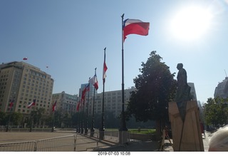 Chile - Santiago tour - flags
