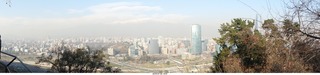 163 a0f. Chile - Santiago tour - mountaintop - panorama