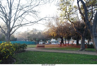 Chile - Santiago park - morning run