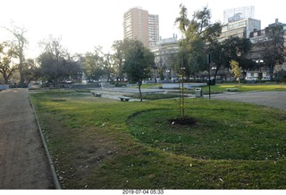 28 a0f. Chile - Santiago park - morning run