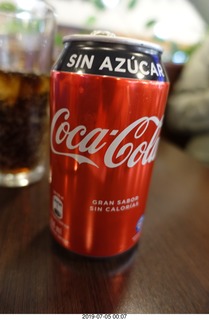 Chile - Santiago Airport - coke without sugar