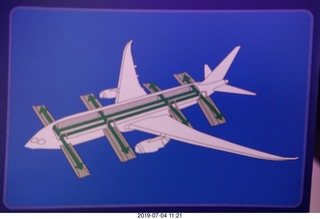56 a0f. flight to Lima - B787 dreamliner - safety card