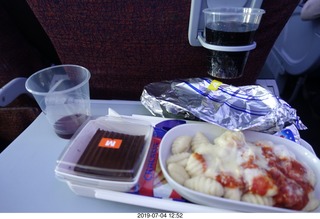 64 a0f. flight to Lima - meal