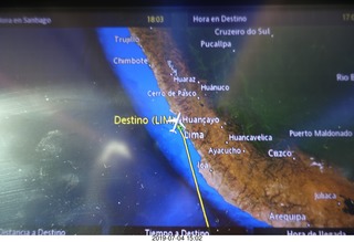 69 a0f. flight to Lima - map