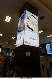 78 a0f. Peru - Lima Airport - cell phone ad