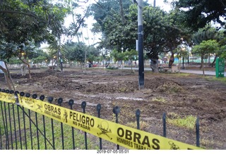 Peru - Lima run - Kennedy Park under construction