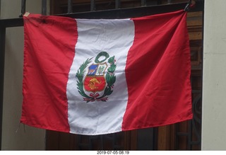 210 a0f. Peru - Lima tour - flag