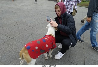 Peru - Lima tour - dog and Niko