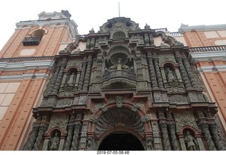 237 a0f. Peru - Lima tour - beautiful church