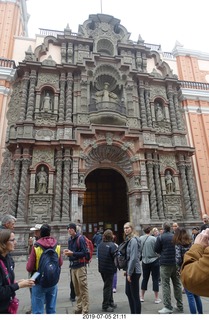 238 a0f. Peru - Lima tour - beautiful church