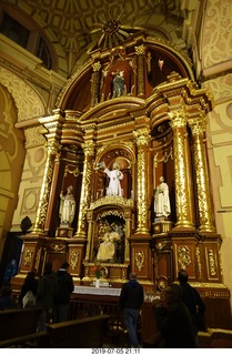 248 a0f. Peru - Lima tour - beautiful church