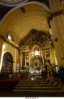250 a0f. Peru - Lima tour - beautiful church