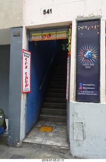 262 a0f. Peru - Lima tour - sex shop